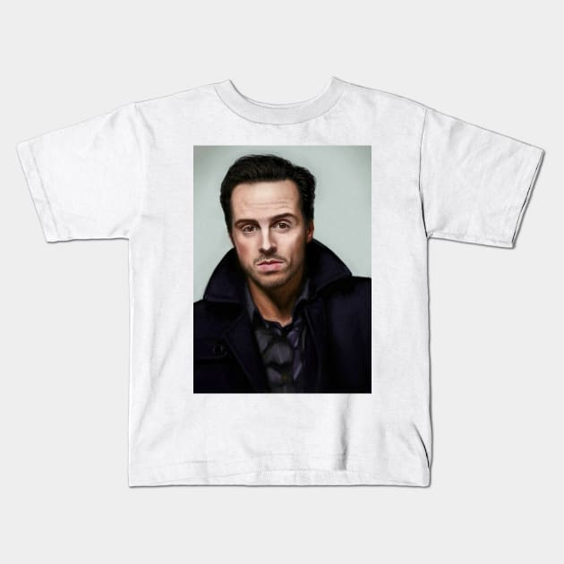 Moriarty | Andrew Scott Kids T-Shirt by Empat